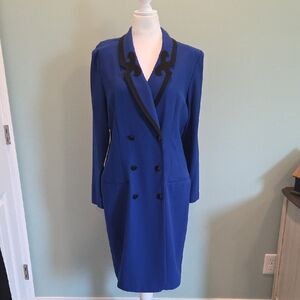 Danny & Nicole Royal Blue Double-Breasted Blazer